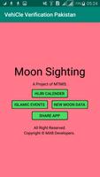 Moon Calendar 2020 and Moon Sighting Pakistan Affiche