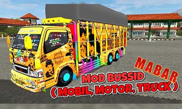 MOD BUSSID FOR MABAR ( Mobil,Truk, Motor) 海报