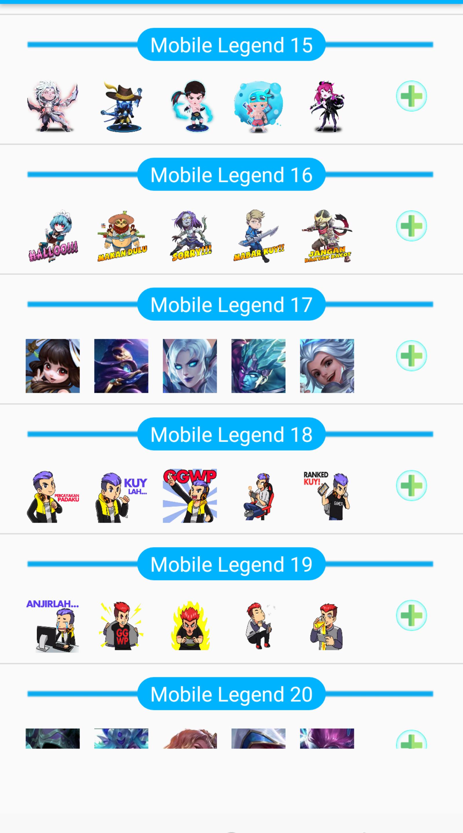 34 Galeri Stiker  Wa Mobile  Legend  Lucu Terlengkap 