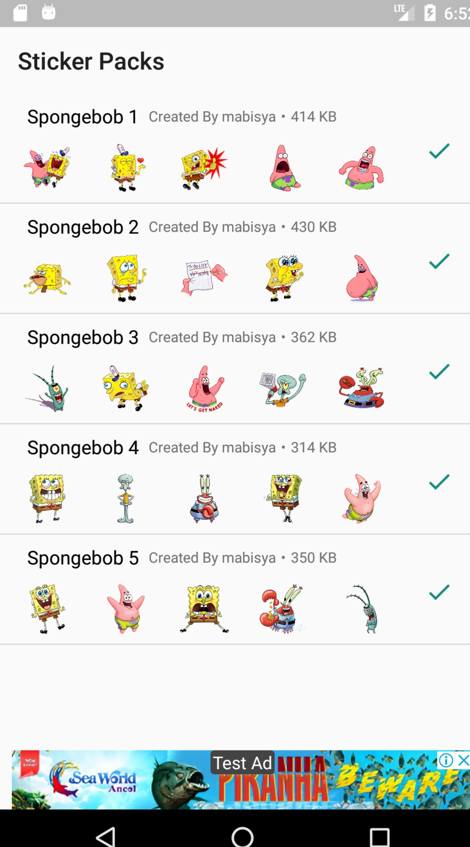 Sticker Wa Sponggebub For Android Apk Download