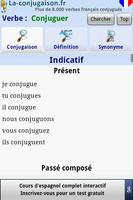 La conjugaison française L'OBS imagem de tela 1