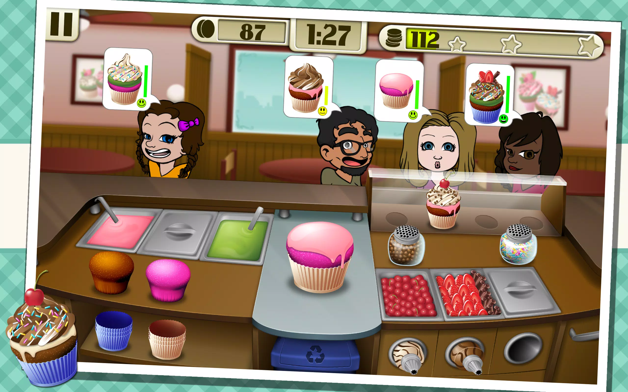 Jogo Moshi Cupcakes no Joguix