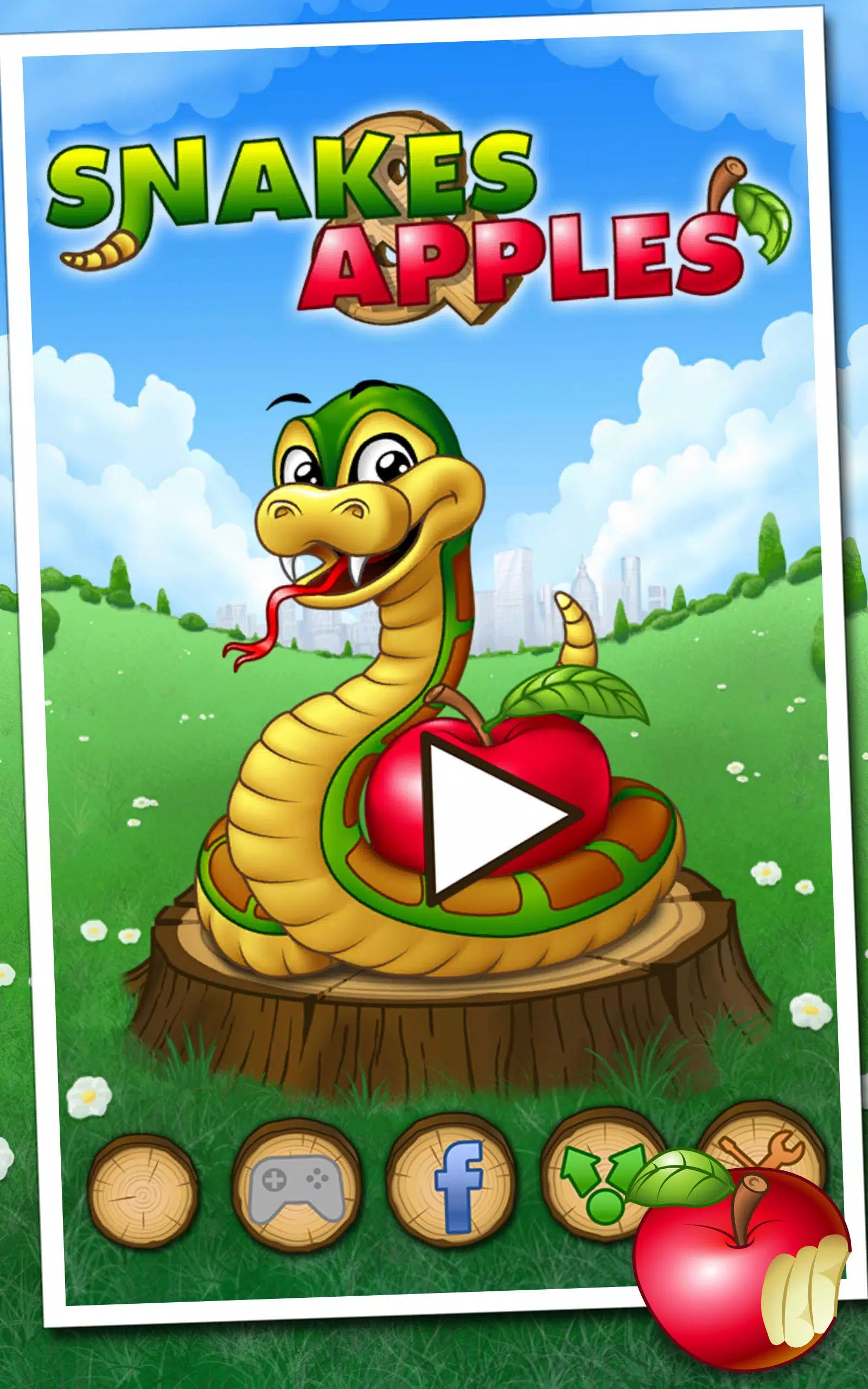 Um jogo de cobra clássico Canvas elemento Android, cobra, animais