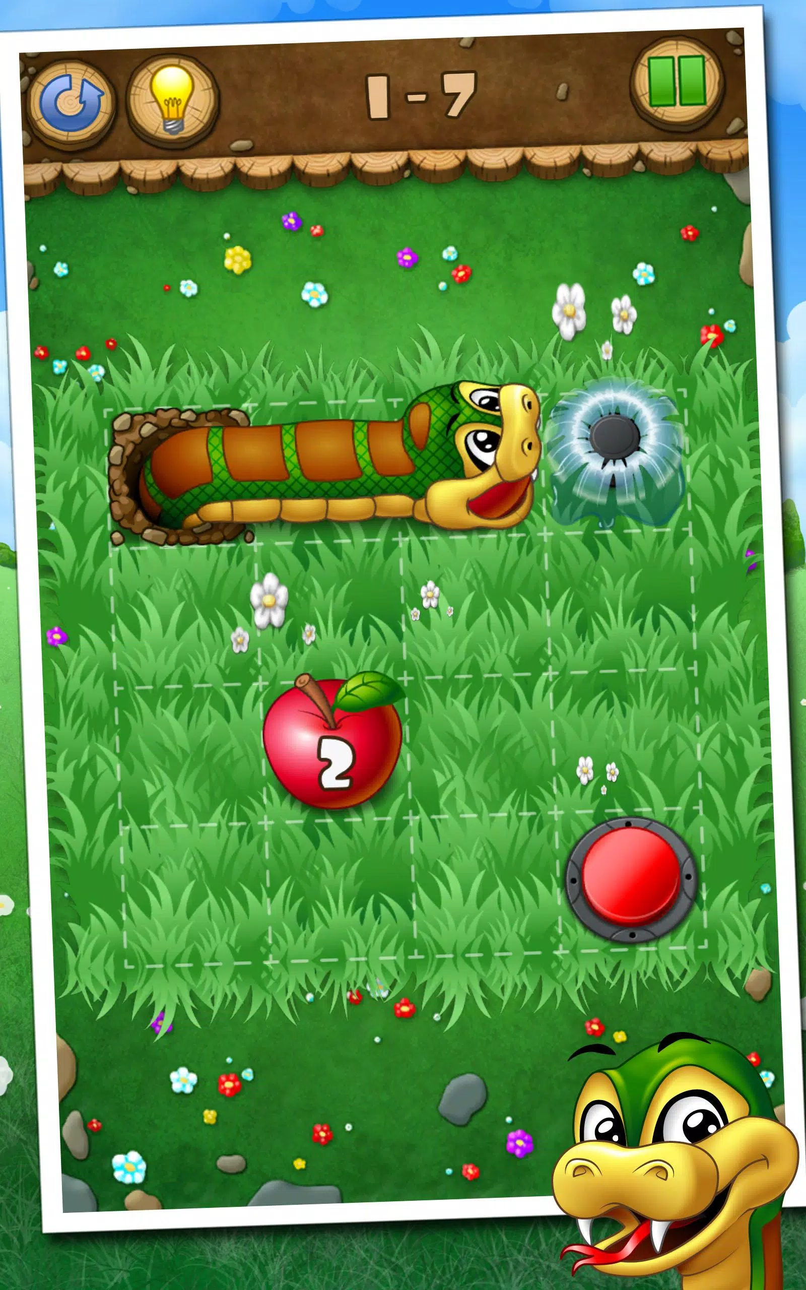 Projeto Snake Game - Colisão da cobrinha com a maçã 