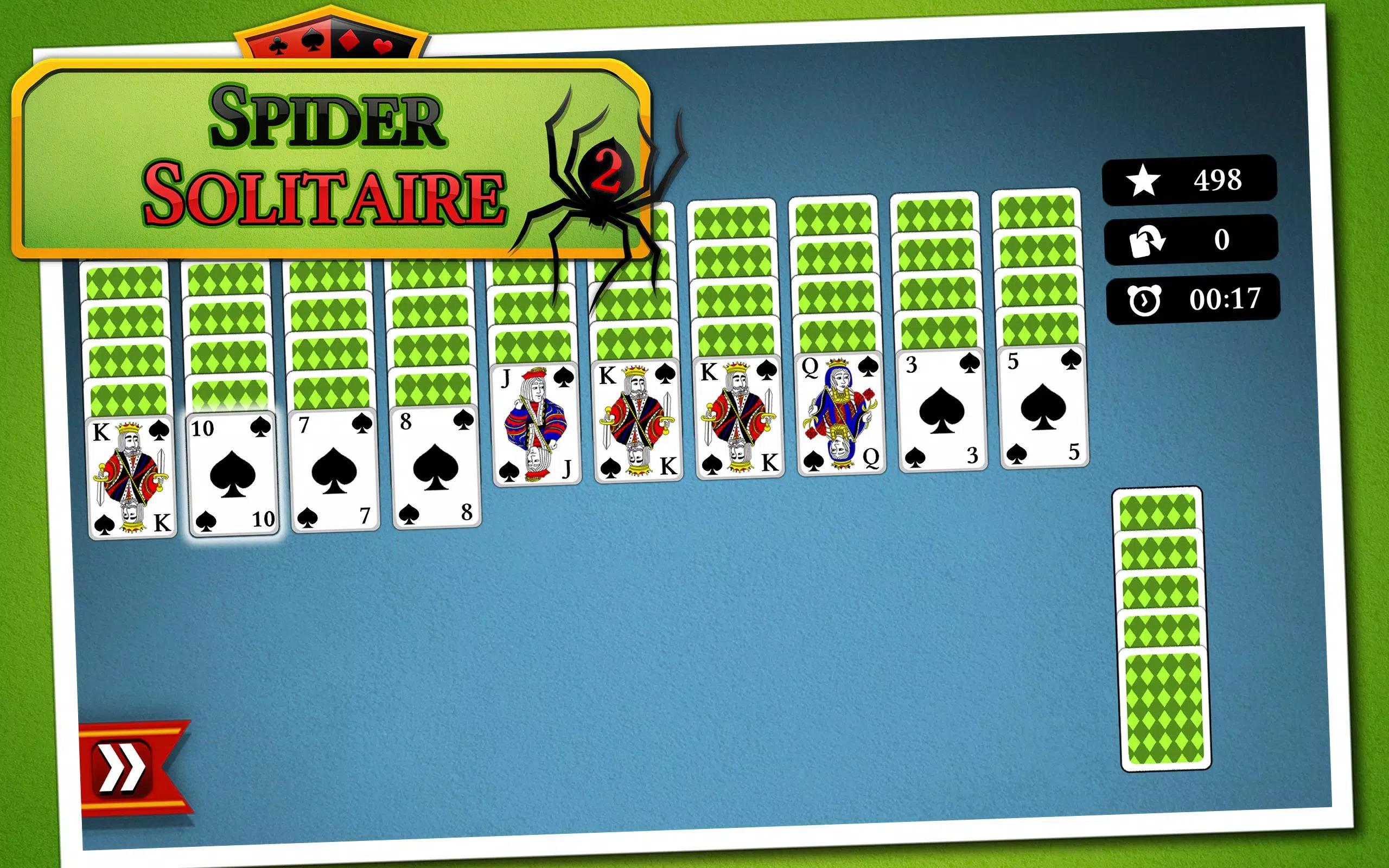 Spider Solitaire (2 suits)::Appstore for Android