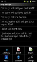 Busy Message постер