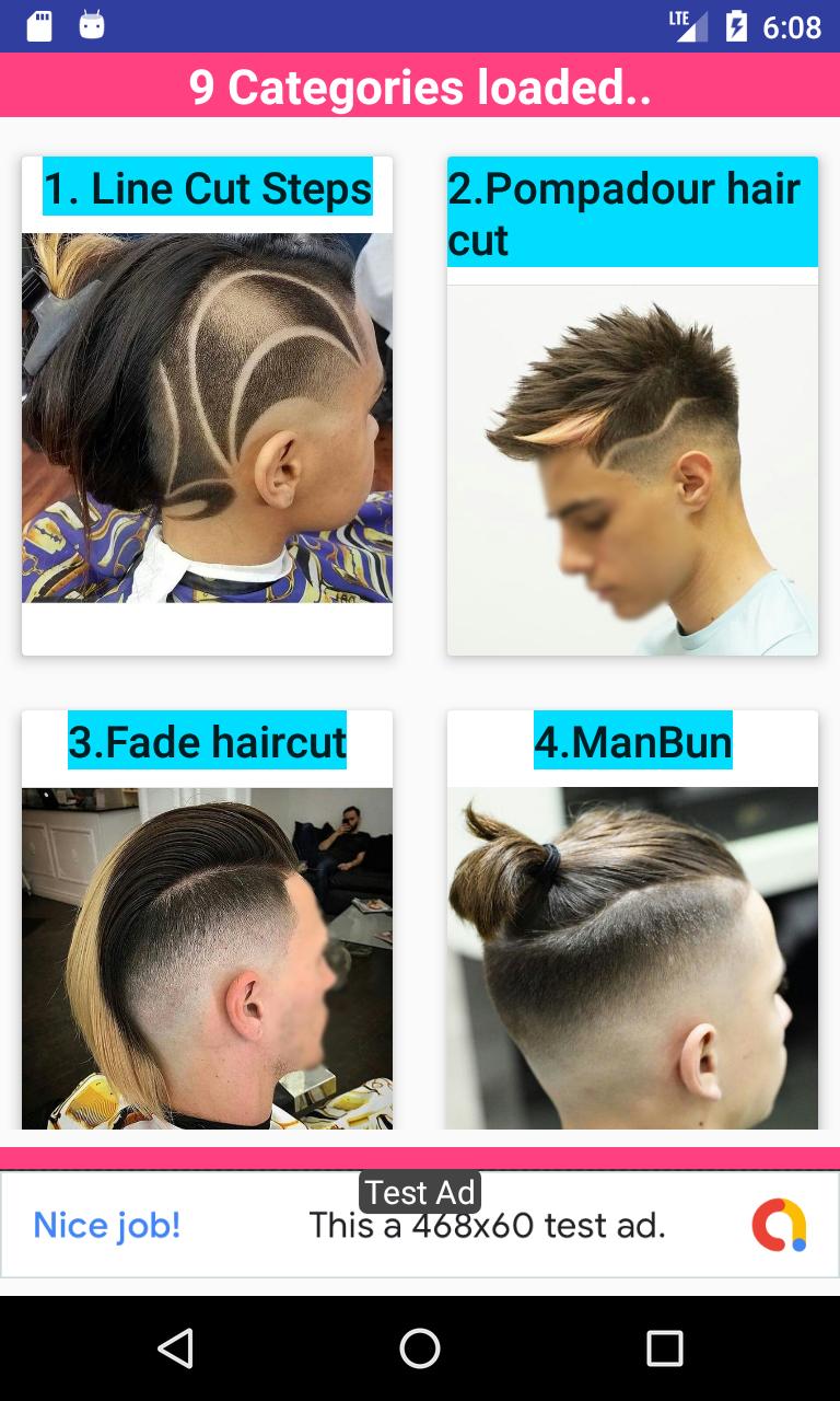 1000 Men Line Haircut Designs Collection Pour Android