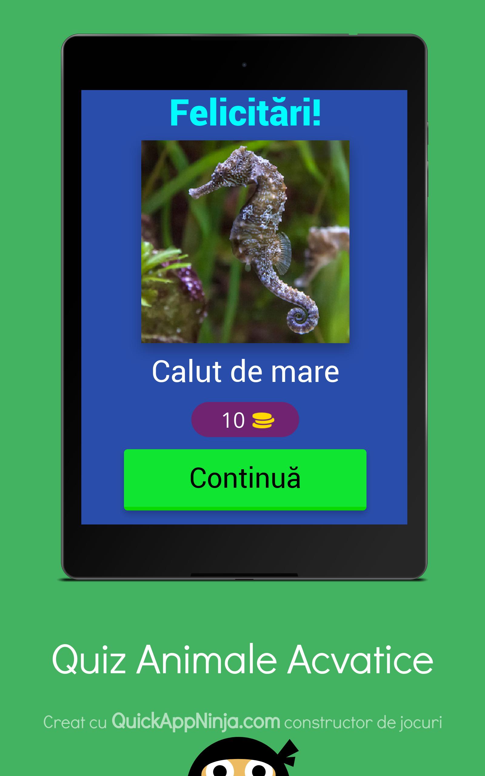 Quiz Animale Acvatice For Android Apk Download