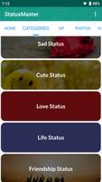 StatusMaster - Status Videos , Photo & Text Status تصوير الشاشة 2