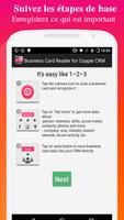 Business Card Reader for Copper CRM Affiche