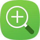 Magnifying Glass with Flashlight أيقونة