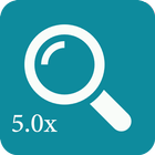 Magnifying glass - magnifier آئیکن