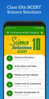 Class 10 Science NCERT Solved poster