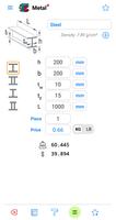 Metal Weight Calculator ảnh chụp màn hình 1