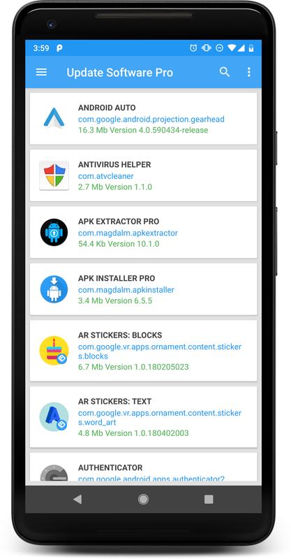 logiciel de mise À jour pro pour android - téléchargez l'apk