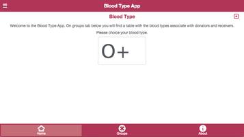 Blood Type App اسکرین شاٹ 2