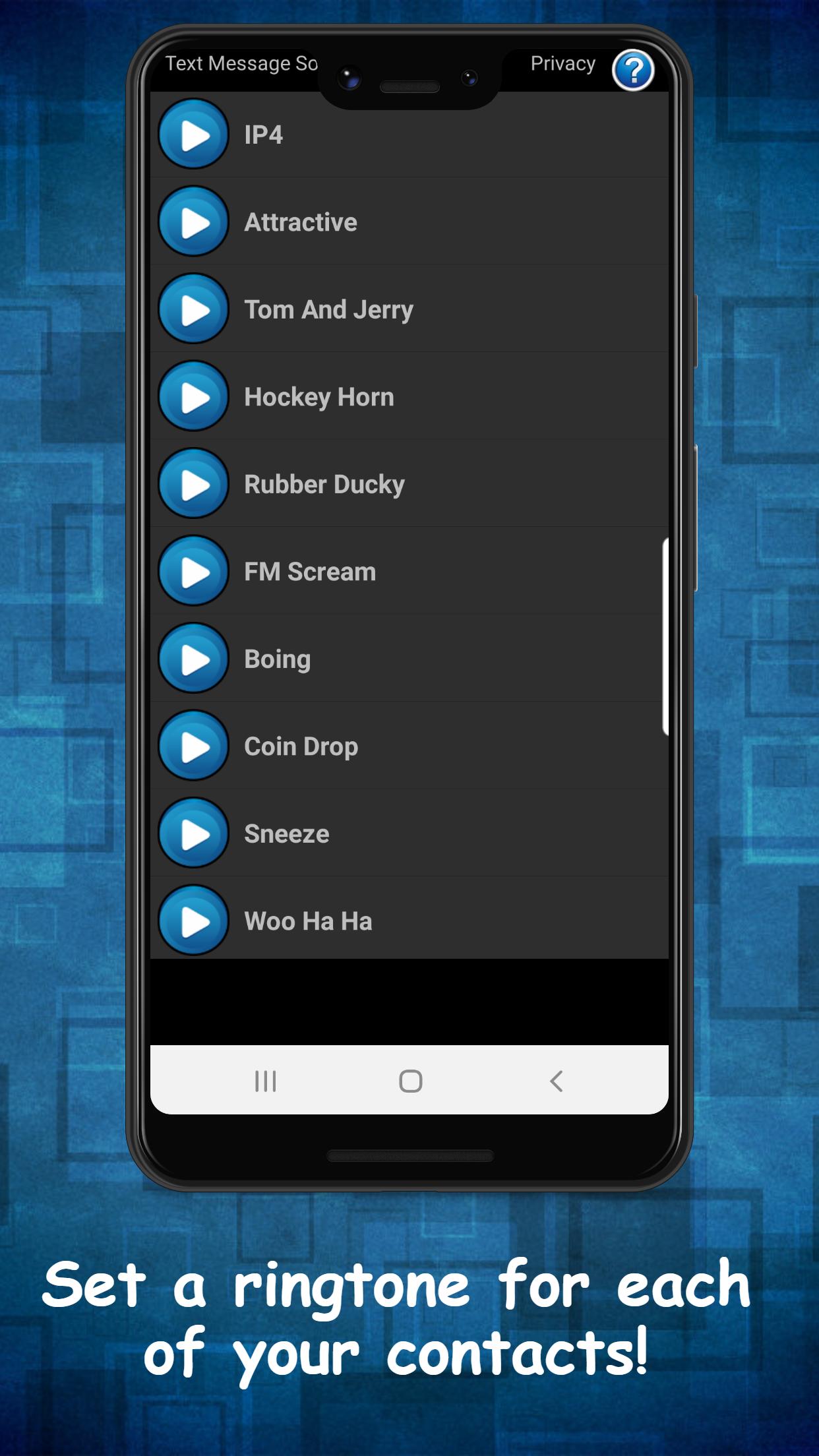 Скачать звуки текстовых сообщений APK для Android