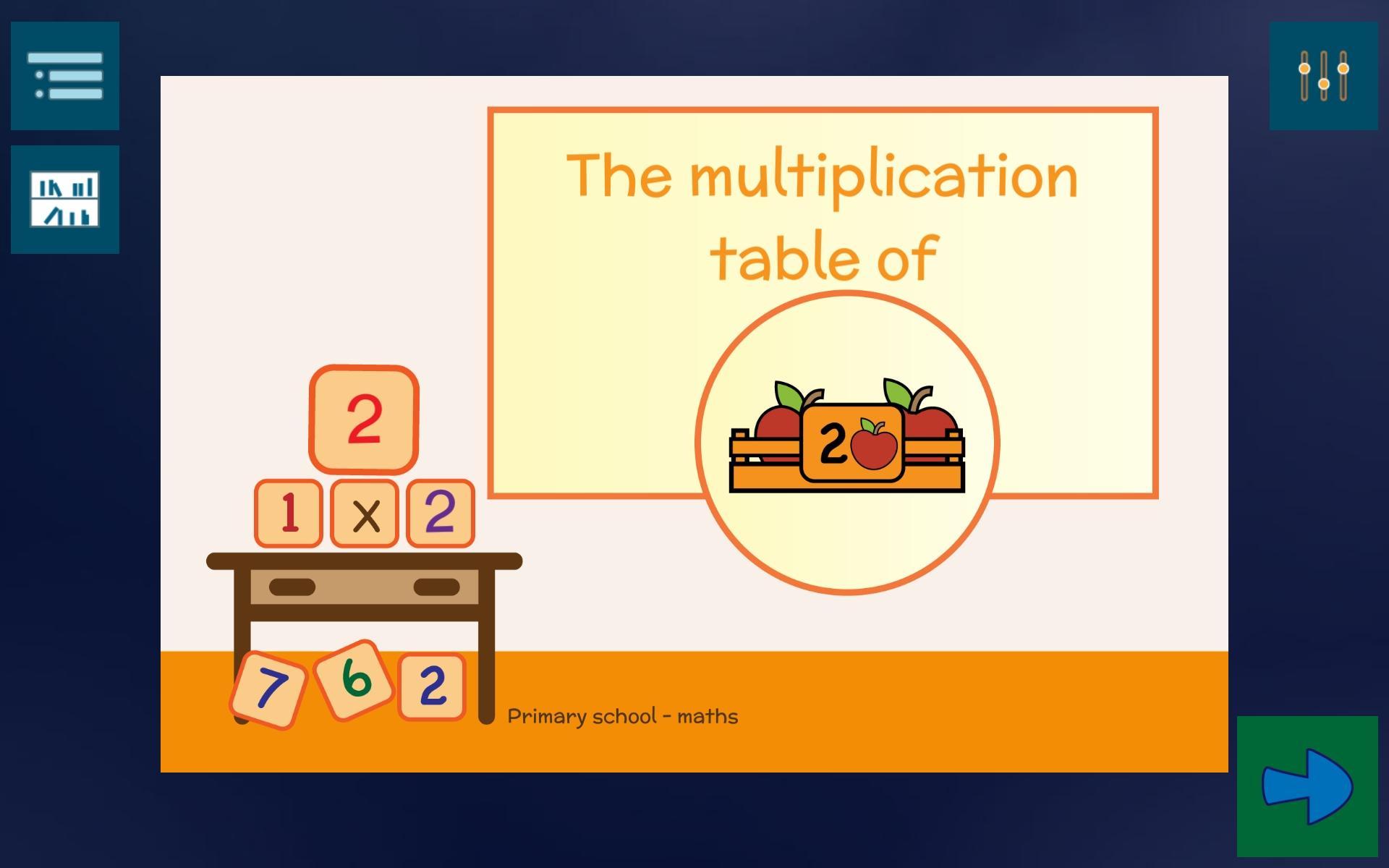 Multiplication tables apples latest version 2 0 for android