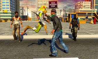 Mutant Frog Hero: San andreas Rescue hero ảnh chụp màn hình 2