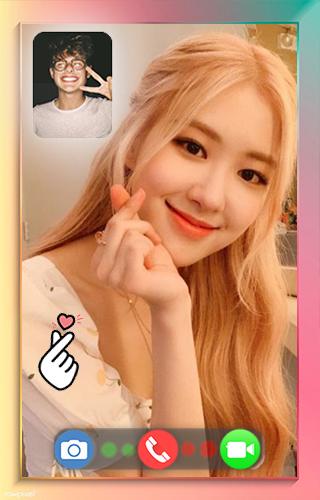 Tải Xuống Apk Rose Video Call Blackpink- Video Call Simulation Cho Android