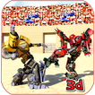 Futuristic Robot Arena Battle