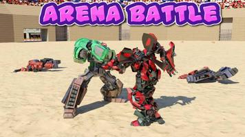 Futuristic Robot Arena Battle imagem de tela 1