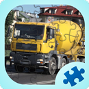 Concrete mixer truck puzzles APK