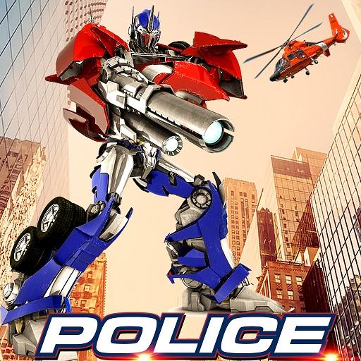 Полицейский военный робот Супергерой