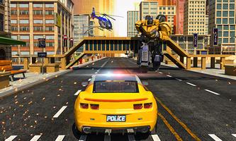 Police War Robot Superhero captura de pantalla 1