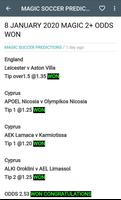 MAGIC SOCCER PREDICTI0NS poster
