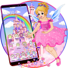 Magical Fairy Castle Gravity Theme ícone