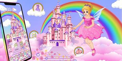 Magical Fairy Castle Gravity Theme ảnh chụp màn hình 3