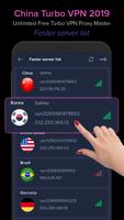 China VPN 2019 - Unlimited Free VPN Proxy Master capture d'écran 2