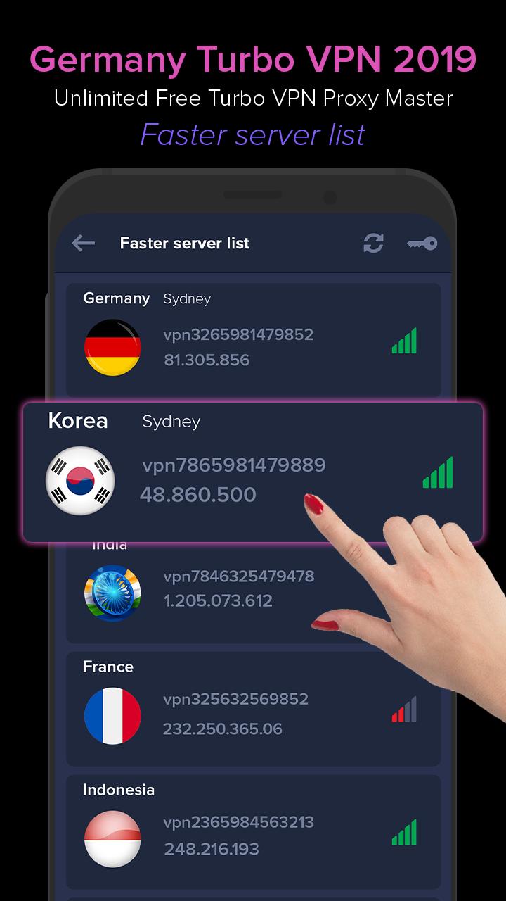 Germany VPN 2019 - Unlimited Free VPN Proxy Master APK for Android Download