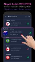 Nepal VPN 2019 - Unlimited Free VPN Proxy Master capture d'écran 2