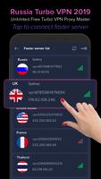 Russia VPN 2019 - Unlimited Free VPN Proxy Master captura de pantalla 2