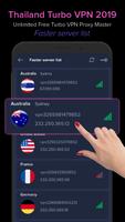 Thailand VPN 2019 - Unlimited Free VPN ProxyMaster capture d'écran 2