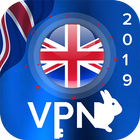 UK VPN 2019 - Unlimited Free VPN Proxy Master آئیکن