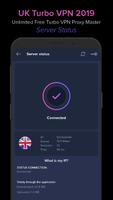 UK VPN 2019 - Unlimited Free VPN Proxy Master capture d'écran 3