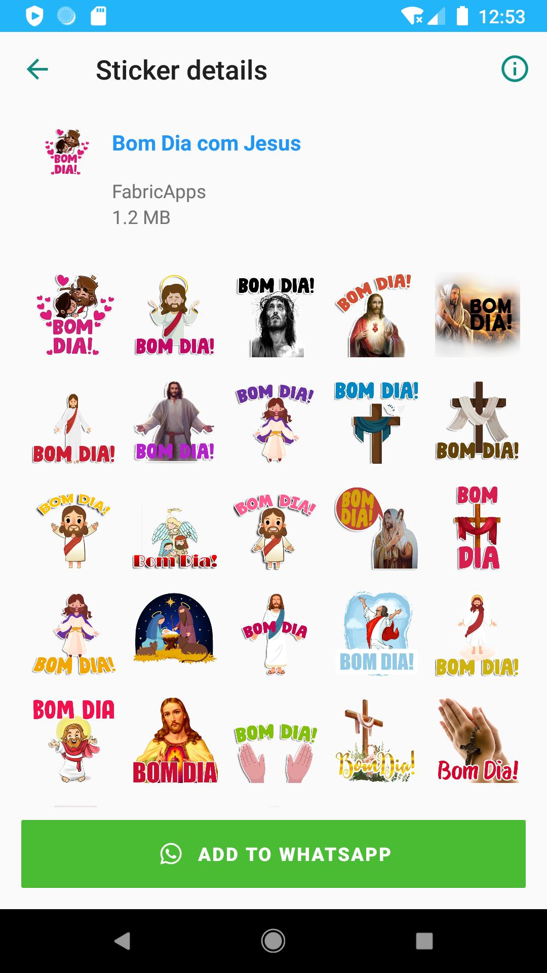 Descarga de APK de Figurinhas de Bom Dia com Jesus! para Android Descarga de APK de Figurinhas de Bom Dia com Jesus! para Android