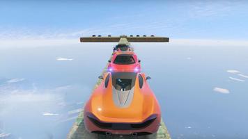 Amazing sky car simulator 3D Plakat