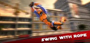 Amazing Spider Hero: Ninja Stickman Rope Hero 3D