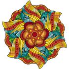 Coloriage Mandala Magique icône