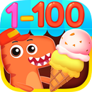 Dino Kids Numbers Count To 100 Math Games for Kids APK