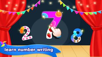 Dino Kids Numbers Count To 100 Math Games for Kids تصوير الشاشة 1