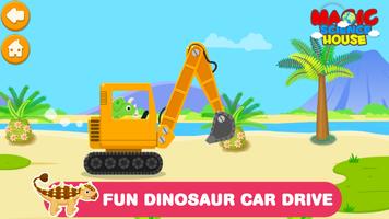 Dinosaur Games Car Drive Dino for Kids & Toddlers captura de pantalla 2