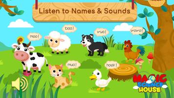 Kids Animal Puzzles Sounds Learning Games toddlers Screenshot 3
