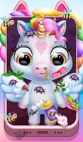 Baby Princess Unicorn Phone پوسٹر