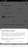 Unlimited VPN - Fast Free VPN & Free Security captura de pantalla 2