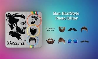 Smarty Man editor - men hairStyle & beard editor Affiche